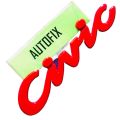 Honda Civic rear Emblem 1992-95  red color 01 Pc. 