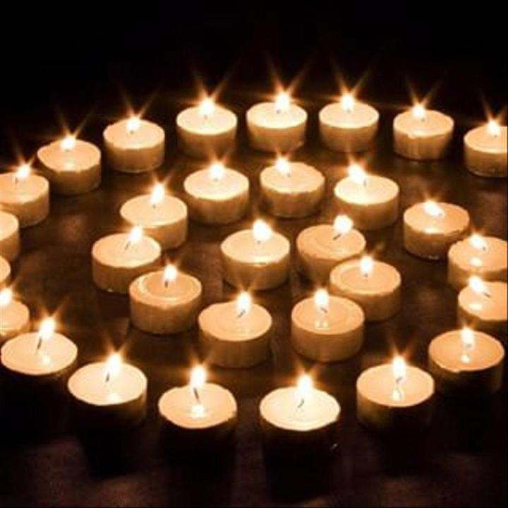 20-Pack White Tea Light Candles Room and Party Decoration, Floating Candles for Birthdays and Anniversaries