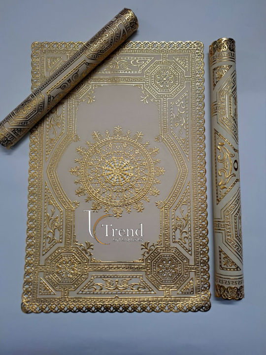 3%20Pcs%20of%20Golden%20Center%20Table,%20Dressing%20Table,%20and%20Side%20Table%20Mat%20Large%20Piece%20(15%20x%2032%20inches)%20and%20Small%20Piece%20(12%20x%2018%20inches)%20in%20inches.%20Vinyl%20soft%20Plastic%20and%20premium%20Quality,%20Oil%20Proof%20with%20Stylish%20Design.%20-%20Image%202