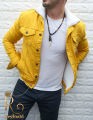 New Jeans jacket Sherpa Denim Jacket with White Fur. 