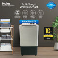 Haier -13kg Washing Machine / Single Tub Washer / Semi Automatic / HWM 130-1217E ( Virgin Plastic / Compact Design / Wide Voltage Range ) 10 Years Warranty. 