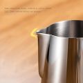 Milk Frothing Pitcher, Stainless Steel Milk Frother Cup Steaming Pitcher, Coffee Bar Cappuccino Espresso Machine Accessories Barista Tools, Metal Pitcher Milk Jug. 