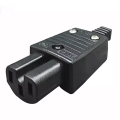 IEC Straight Cable Plug Connector 3 Pin AC Socket C13 C14 Black Male&Female Plug Rewirable Power Connector 10A 250V. 
