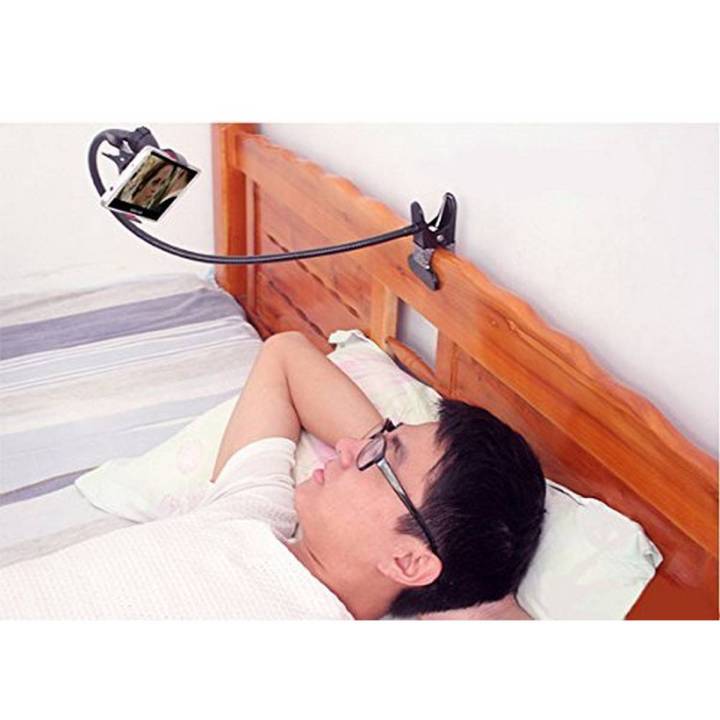 360° fold able Mobile phone holder snake type Bed Gooseneck Mount, Flexible Cell Phone Stand Holder for all mobiles can be Used for Desk, Kitchen, Office