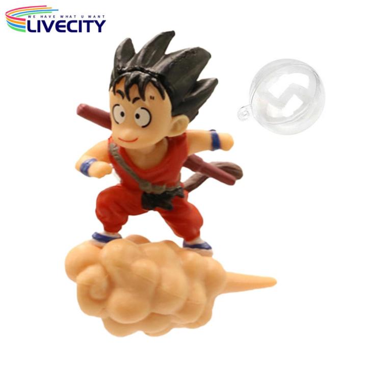 Fish Tank Decoration Unfading Color Son-Goku Sitting on The Cloud Fish Tank Decoration