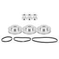 20 Teeth / 60 Synchronous Wheel 8mm Bore + 2GT‑200/280/400/mm Timing Belt. 