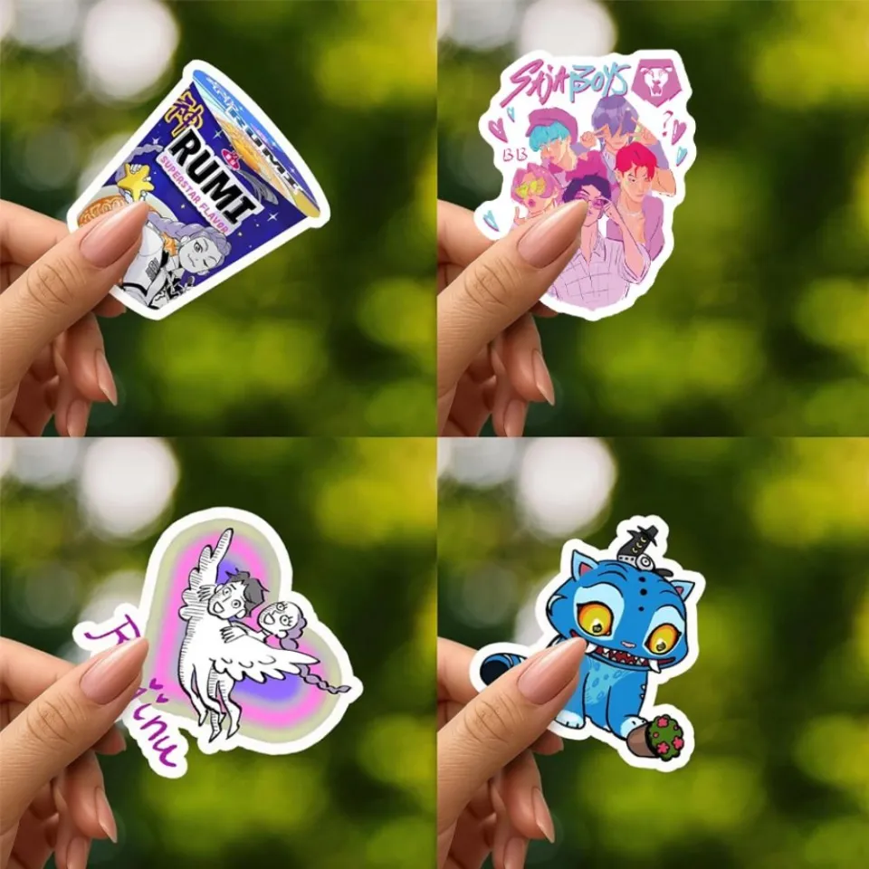Autocollants Kpop Vinyle - Lot De 61 Stickers Rumi, Mira, Zoey, Saja Boys... Pour Ados, Collection, Décoration