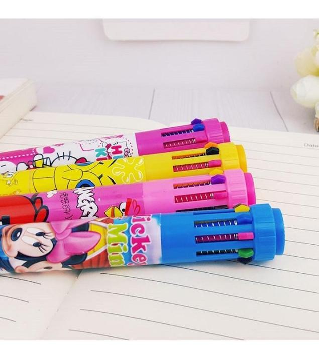 Multicolor%2010%20in%201%20cartoon%20character%20ballpoint%20pen%20-%202pcs%20-%20Image%205