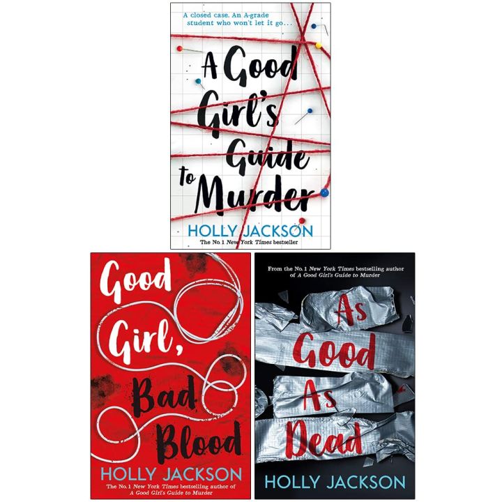 A Good Girl Guide to Murder + Good Girl Bad Blood + As Good as Dead (Set of 3 Books) by Holly Jackson