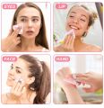 Powder Puff Face Soft Makeup Velour Puff, Beauty Sponge for Loose Powder and Cosmetic Foundation, Blender Makeup Tool. 