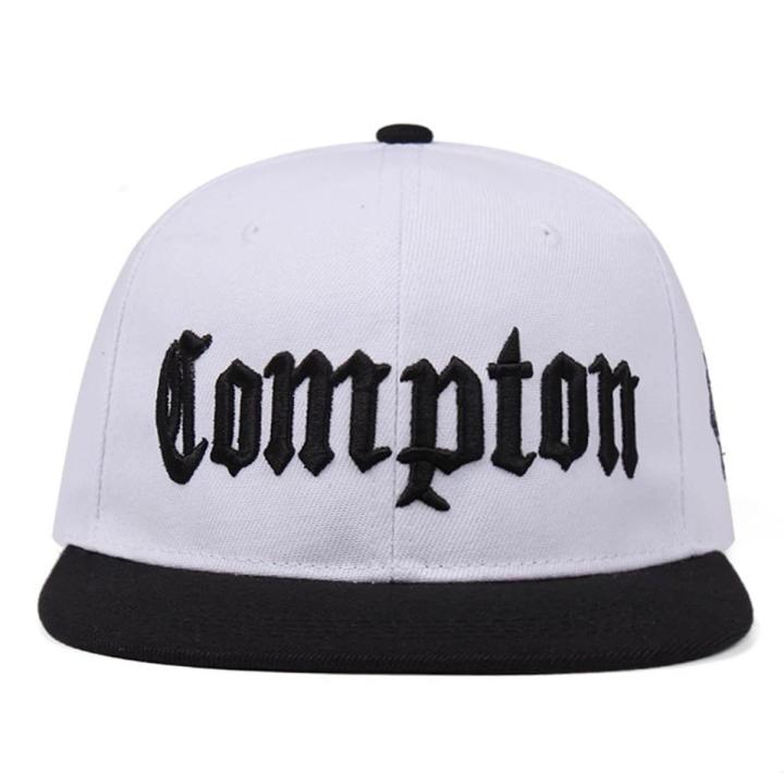 【LuckyBabyFans Store】new COMPTON CAP Street dance Gangster snapback hat hip hop Headwear men women adult casual sun baseball cap