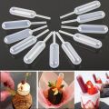 12 PCs Plastic Squeeze Pipettes Transfer 4ml Suitable for Chocolate, Cupcakes, Strawberries, Mini Cakes Tools & Accessories. 