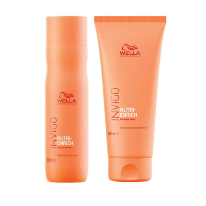 Wella Professionals Invigo Nutri Enrich Deep Nourishing Shampoo and Conditioner KIT