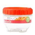Pack of 4/8/12 Multipurpose Interlock Food Spices Sauce Storage Jars 300ml Refrigerator Container 3x3 inches. 