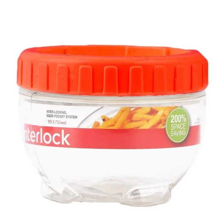 Pack%20of%204/8/12%20Multipurpose%20Interlock%20Food%20Spices%20Sauce%20Storage%20Jars%20300ml%20Refrigerator%20Container%203x3%20inches%20-%20Image%203