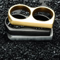 Stainless Steel Double Ring Double Finger Doctor Strange Ring Men’s Jewelry Simple Titanium Steel Ring 2020. 