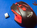 Techno_Bluetooth Wireless Gaming Mouse with DPI-RED. 