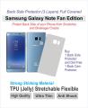 Samsung Galaxy Note 7 Fan Edition - Pack of 2 - Back side protectors - Best material - TPU Jell - with 2 back cam lens protectors. 