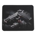 TE Gun Pattern Anti-Slip Laptop PC Mice Pad Mat Mousepad For Optical Laser Mouse. 
