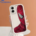 ZCSIBORUI for Samsung A06 Back Cover Spider-Man Pattern Soft Camera Protection Rubber Square Ladder Phone Case. 