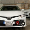 Markhor logo for car red color universal. 
