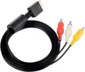 PS2 PS3 AV Cable, AV to RCA Cord for Playstation 2 3 /PS2/PSX/PS3 Slim. 