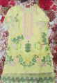 Stitched 3 Pc embroidery dress for girls/ Tissue,Organza 3 piece Trending designer dress / New collection Organza computer fancy design. 