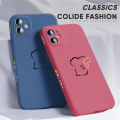 Hontinga for Samsung Galaxy J7 Core Case New Pikachu Pokémon Design Side Design Phone Case Square Edge Pattern Liquid Silicone Cases Full Cover Camera Soft Protection Case. 