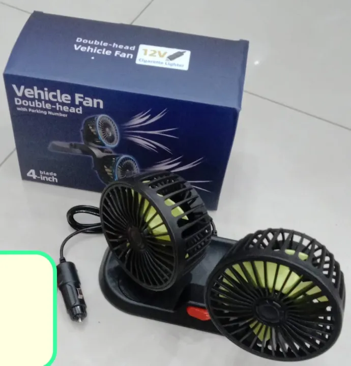 Portable%20USB%20Fan%20360%C2%B0%20Double%20Head%20Rotating%20With%20Adjustale%20180%C2%B0%20Up%20Down%20For%20Desktop/%20Car%20/%20Truck%20Van%20USB%20Controlled%205%20Inch%20Size%20-%20Image%202