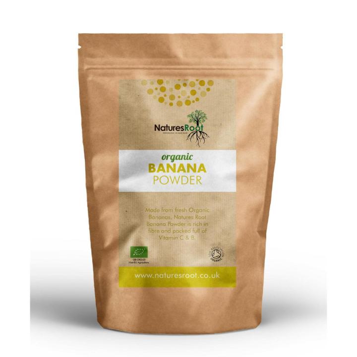 Organic Banana Powder - Natures Root - Fibre Natural Fruit Flavour Flavouring  250gm