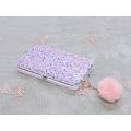 Geometry Style Velvet Mobile Clutch with Card and Money Pockets, High Quality Walvet Stara Material. 