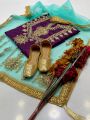Arrival collection  Most beautiful collection  Kataan gota kinari work shirt along beautiful same design kinari  work duppata same kataan plain trouser. 