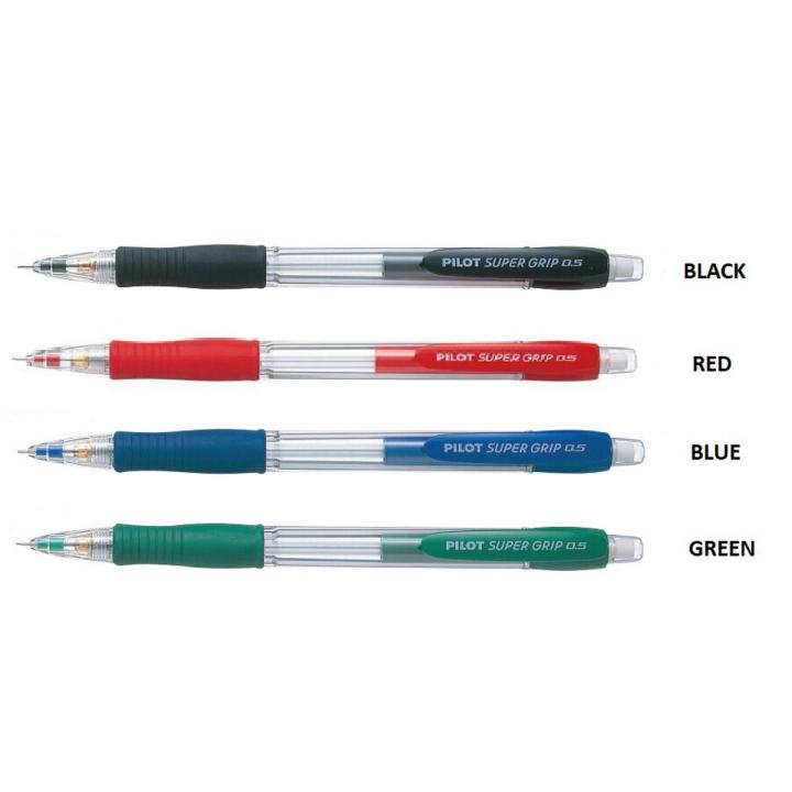 Pilot Super Grip Mechanical Pencil 0.5 mm Lead - H-185 SL