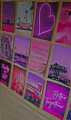 Pack of 20 Pink and Purple Customized Aesthetic card. 