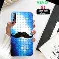 Vivo_S1 Pouch Cover - Mustche Soft Back Cover Case for Vivo_S1. 