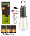 Camping Light Bulb Outdoor Emergency Light USB Rechargeable Camping Light Portable Light Bulbs Super Durable Camping Lanterns Waterproof Hanging Lamp Tent Lamp With Hook. 