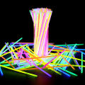 New 50Pcs Party Fluorescence Light Glow Sticks Bracelets Neon Lights Stick Glowing Lights for Room Glow in the Dark Neon For Wedding Party Colorful Glow Stick Gifts. 