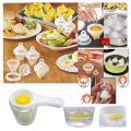 Hard boil egg cooker 6 Eggies without with Bonus egg white separator eggs cooker steam cooker cooking tools. 