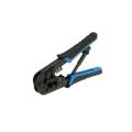 D-LINK Crimping Tool for 4P/6P/8P, RJ-11/RJ-12/RJ-45 Network and Telephone Cables - Modular Telecom Crimping Tool. 