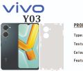 VIVO Y03 Full 360 Back Protection transparent matte  Sheet with Four Sides Vinyl Skin. 