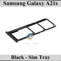 Samsung Galaxy A21s SIM Tray Sim Jacket Sim Slot Sim Door For Samsung Galaxy A21s - Black. 