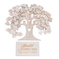 Family Tree Wedding Guest Book, 3D Wooden Guest Sign Book Rustic Wedding Party Decorations. 