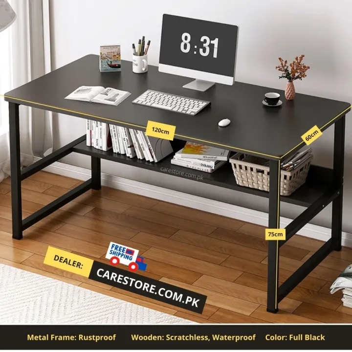Ideal%20Computer%20table%20&%20Study%20desk%20with%20Wood%20and%2025mm%20Metal%20Frame%20Powder%20Coating%20-%20Image%204