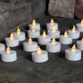 Pack of 3 Mini LED Tea Light Candle Battery Operated LED Flame less Candles. 