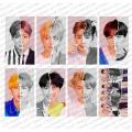 BTS Photocards Love Yourself Album KPOP BT21 Pack of 8 Cards. 