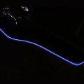 Car Blue LED Central Control Instent Panel Ambient Light for Toyota Highlander 2013 2014 2015 2016 2017 2018 2019. 