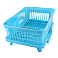 Kitchen Dish Rack | Plates and Utensil Dryer and Organizer | 3 in 1 Set | Premium Quality Plastic. 