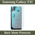 Samsung Galaxy F41 Matte Soft Skin Back Protector. 