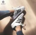 Jaf Spot women Lightweight Comfortable girls Casual wear White Lace-Up ladies Sneakers Shoes. 