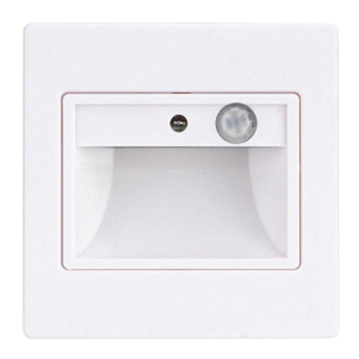 2Pcs Recessed in Steps Ladder Wall Lamps Led Stair Light PIR Motion Sensor Infrared Human Body Induction Step Lamp 1.5W Stairway Aisle Lamp